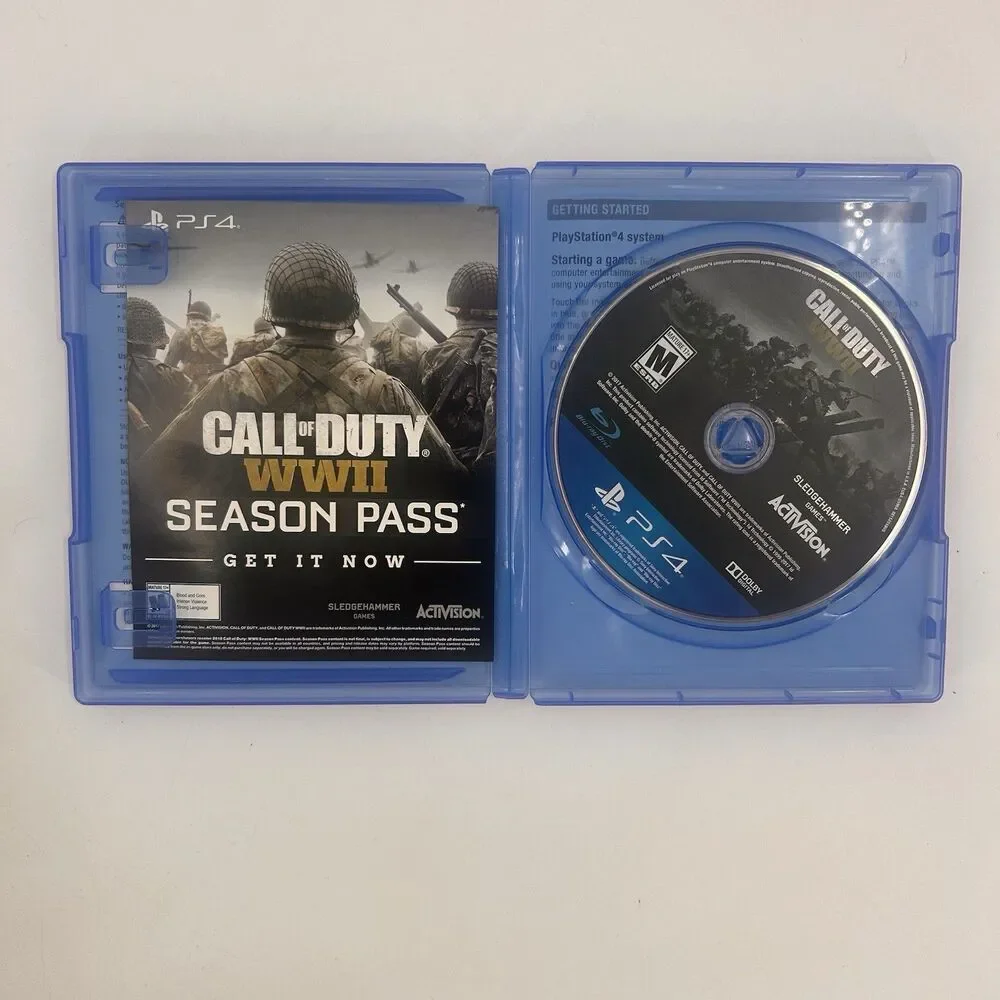 Call of Duty WWII PS4 PlayStation 4 Tested Working Complete Fast Shipping